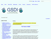 Tablet Screenshot of gsdiassociation.org